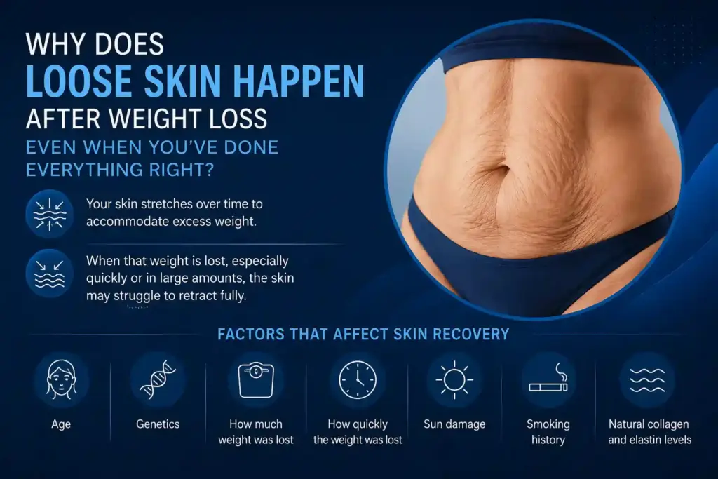 Why Does Loose Skin Happen After Weight Loss Even When You’ve Done Everything Right Cumbernauld?